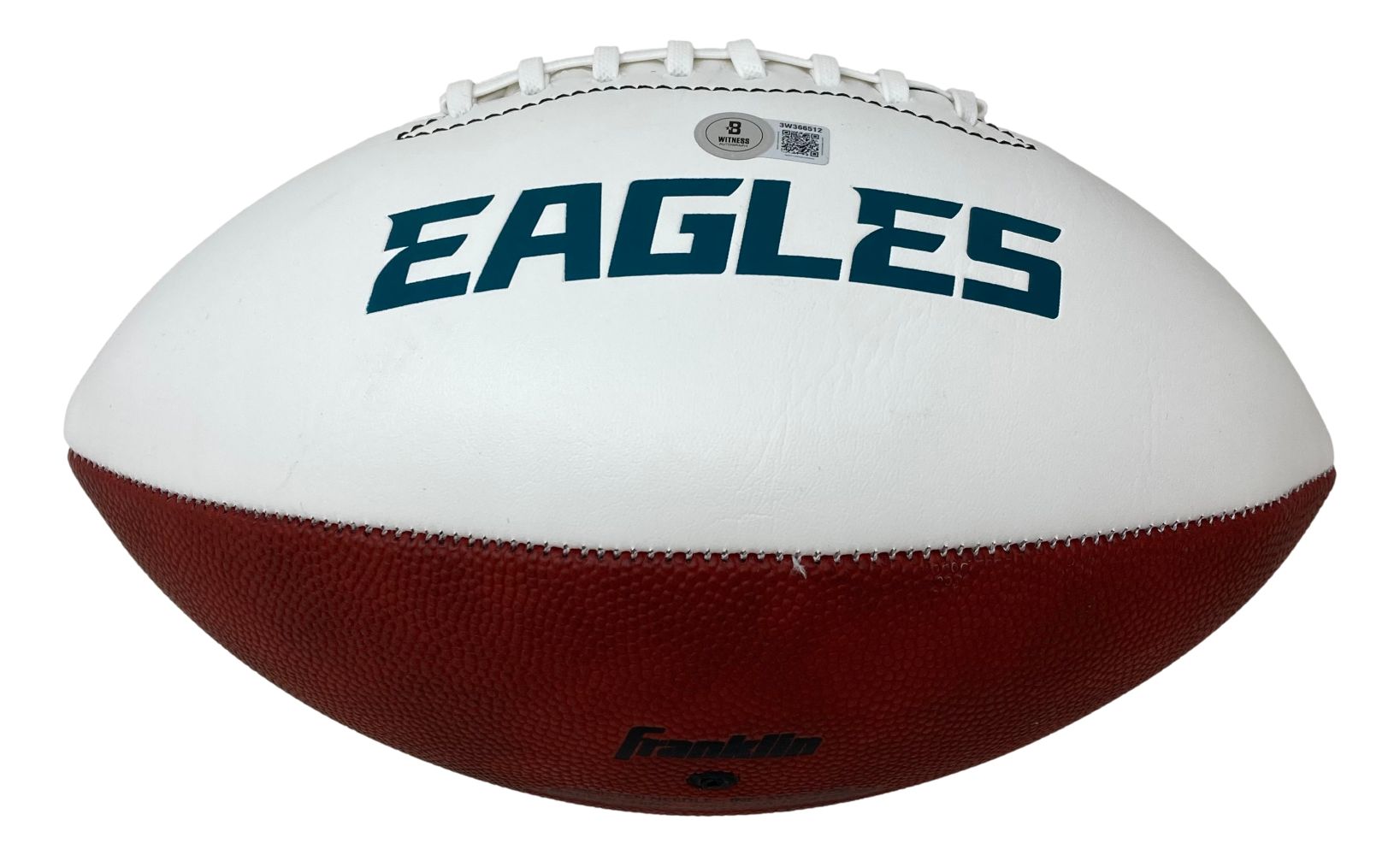 Ron Jaworski Signed Philadelphia Eagles Logo Football Polish Rifle