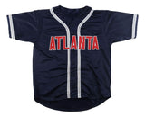 Ronald Acuna Jr Atlanta Signed Navy Blue Baseball Jersey JSA