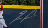 Ronald Acuna Jr. Signed Framed 8x10 Atlanta Braves Amazing Catch Photo BAS Sports Integrity