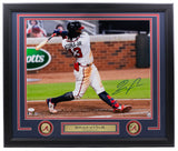 Ronald Acuna Jr. Signed Framed 16x20 Atlanta Braves Baseball Photo JSA Sports Integrity