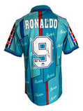 Ronaldo Signed Barcelona Kappa Soccer Jersey BAS