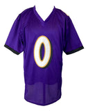 Roquan Smith Baltimore Signed Purple Football Jersey BAS ITP