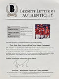 Pete Rose Tony Perez Dave Parker Signed Framed 8x10 Cincinnati Reds Photo BAS