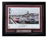Ross Chastain Signed Framed 12x18 NASCAR Racing Lithograph BAS