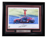Ross Chastain Signed Framed 12x18 NASCAR Lithograph BAS