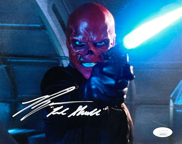 Ross Marquand Signed Red Skull 8x10 Photo Red Skull Inscribed JSA Sports Integrity