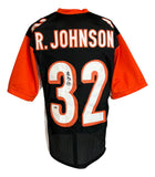 Rudi Johnson Cincinnati Signed Black Football Jersey Sports Integrity