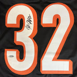 Rudi Johnson Cincinnati Signed Black Football Jersey Tristar