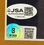 Rudy Ruettiger Sean Astin Signed Framed 16x20 Photo w/ Movie Quote Insc BAS+JSA