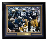 Rudy Ruettiger Signed Frame 16x20 Notre Dame Photo Play Like A Champion Fanatics