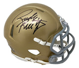 Rudy Ruettiger Signed Notre Dame Mini Speed Helmet BAS
