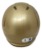 Rudy Ruettiger Signed Notre Dame Mini Speed Helmet BAS