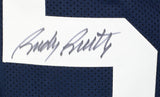 Rudy Ruettiger Signed Custom Blue College Style Football Jersey JSA ITP Sports Integrity