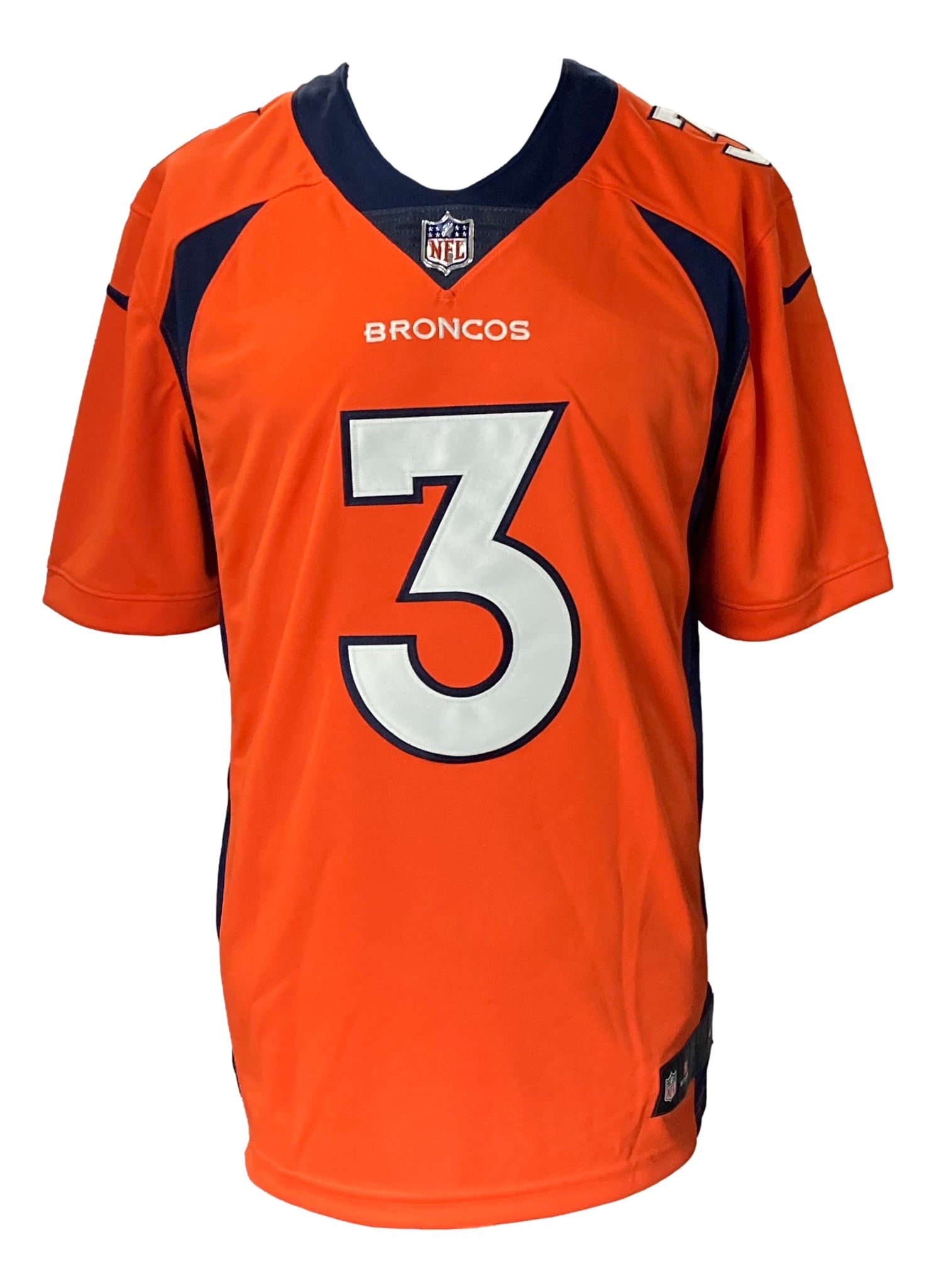 Sports Integrity Russell Wilson Signed Denver Broncos Orange Nike Limited Replica Jersey Fanatics