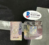 Russell Wilson Signed 16x20 Seattle Seahawks Super Bowl XLVIII Trophy Photo BAS