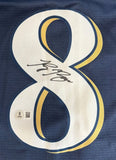 Ryan Braun Milwaukee Signed Navy Blue Baseball Jersey BAS