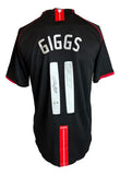 Ryan Giggs Signed Manchester United Nike Black Soccer Jersey BAS