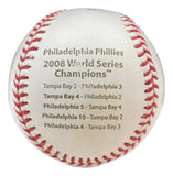 Ryan Howard Philadelphia Phillies Signed 2008 World Series Baseball BAS 2W313921 - Sports Integrity