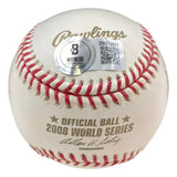Ryan Howard Philadelphia Phillies Signed 2008 World Series Baseball BAS 2W313921 - Sports Integrity
