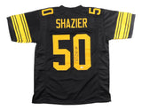 Ryan Shazier Pittsburgh Signed Alternate Black Football Jersey JSA QR Hologram
