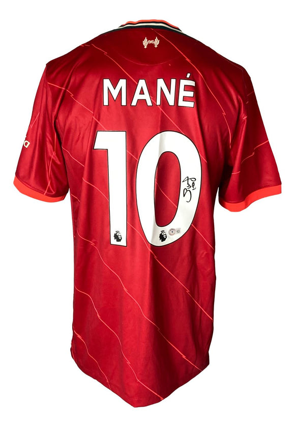 Sadio Mane Signed Liverpool FC Nike Soccer Jersey BAS