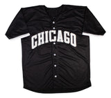 Sam Antonacci Chicago Signed Black Baseball Jersey BAS