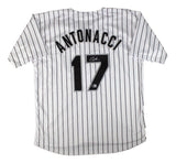 Sam Antonacci Chicago Signed White Baseball Jersey BAS
