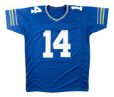 Sam Darnold Seattle Signed Throwback Blue Football Jersey BAS