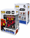 Sam Witwer Signed Star Wars Darth Maul Funko Pop #450 JSA QR