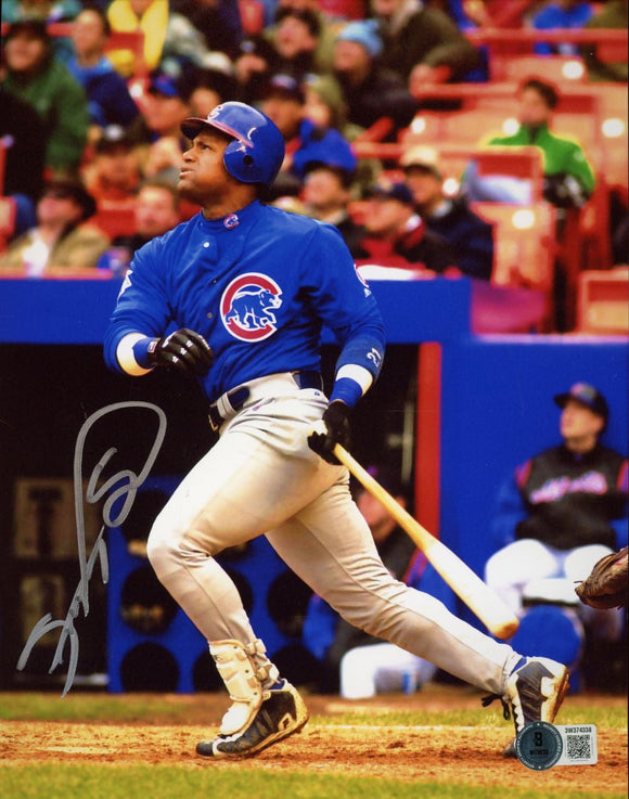 Sammy Sosa Signed 8x10 Chicago Cubs Photo BAS – Sports Integrity