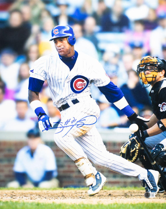 Sammy Sosa Signed 16x20 Chicago Cubs Photo BAS – Sports Integrity