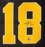 Adam Sandler Happy Gilmore Signed Framed Black Hockey Jersey BAS