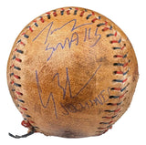 The Sandlot Cast (8) Signed Babe Ruth Replica Signed Baseball Renna Guiry BAS