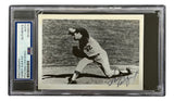 Sandy Koufax Signed 4x6 Brooklyn Dodgers Photo PSA/DNA 85788076