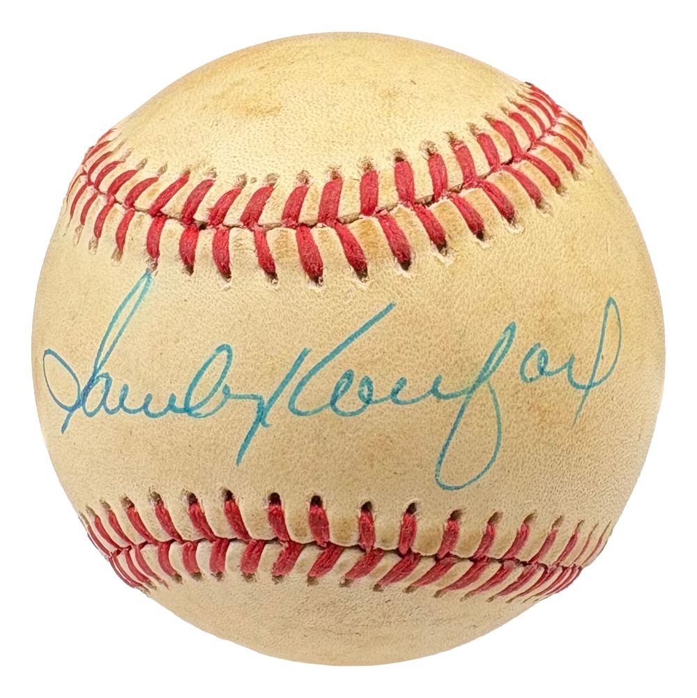 Sandy Koufax Brooklyn Dodgers Signed Official NL Baseball PSA/DNA