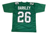 Saquon Barkley Philadelphia Signed Kelly Green Football Jersey PSA/DNA