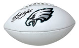 Saquon Barkley Signed Philadelphia Eagles Logo Football PSA/DNA