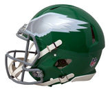 Saquon Barkley Signed Eagles FS Kelly Green Authentic Speed Helmet PSA/DNA