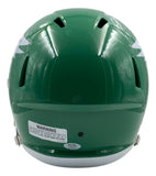 Saquon Barkley Signed Eagles FS Kelly Green Replica Helmet w/ SB 59 Case PSA/DNA