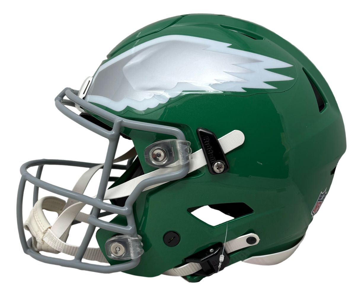 Saquon Barkley Signed Eagles FS Kelly Green Authentic SpeedFlex
