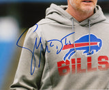 Sean McDermott Signed Framed 11x14 Buffalo Bills Photo BAS Sports Integrity