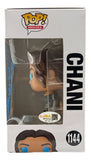 Sean Young signed Dune Chani Funko Pop #1144 by Sports Integrity, shown in its original box with a JSA QR hologram for authenticity.