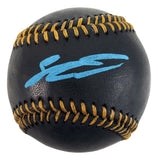Sebastian Walcott Texas Rangers Signed Official Black Leather Baseball BAS