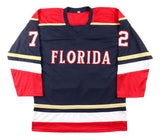 Sergei Bobrovsky Florida Signed Navy Blue Hockey Jersey BAS