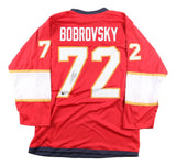 Sergei Bobrovsky Florida Signed Red Hockey Jersey BAS