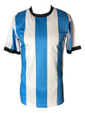 Sergio Aguero Manchester Signed Blue Soccer Jersey BAS - Sports Integrity