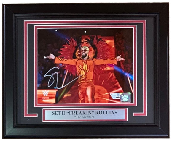 Seth Rollins Signed Framed 8x10 WWE Clash At The Castle Photo Fanatics