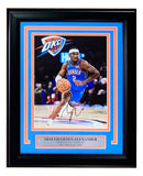 Shai Gilgeous-Alexander Signed Framed 8x10 OKC Thunder Photo 2 JSA Hologram