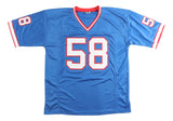 Shane Conlan New York Signed Blue Football Jersey JSA Hologram