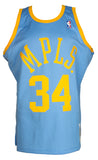 Shaquille O'Neal Signed Lakers Blue MPLS 2001-02 Mitchell & Ness Jersey BAS Sports Integrity